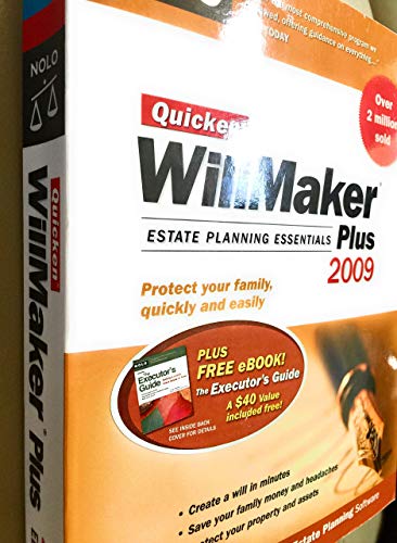 Quicken Willmaker Plus 2009 Edition: Estate Planning Essentials (Book with Software) image 4