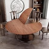 Design entièrement pliable et peu encombrant : cette table à manger ronde en bois massif est idéale pour les petites cuisines, salles à manger ou espaces de vie. Sa taille compacte permet un rangement facile contre le mur lorsqu'il n'est pas utilisé, ce qui le rend parfait pour maximiser l'espace intérieur limité dans les appartements ou les maisons. Profitez de solutions de restauration polyvalentes sans sacrifier le style ou la fonctionnalité.