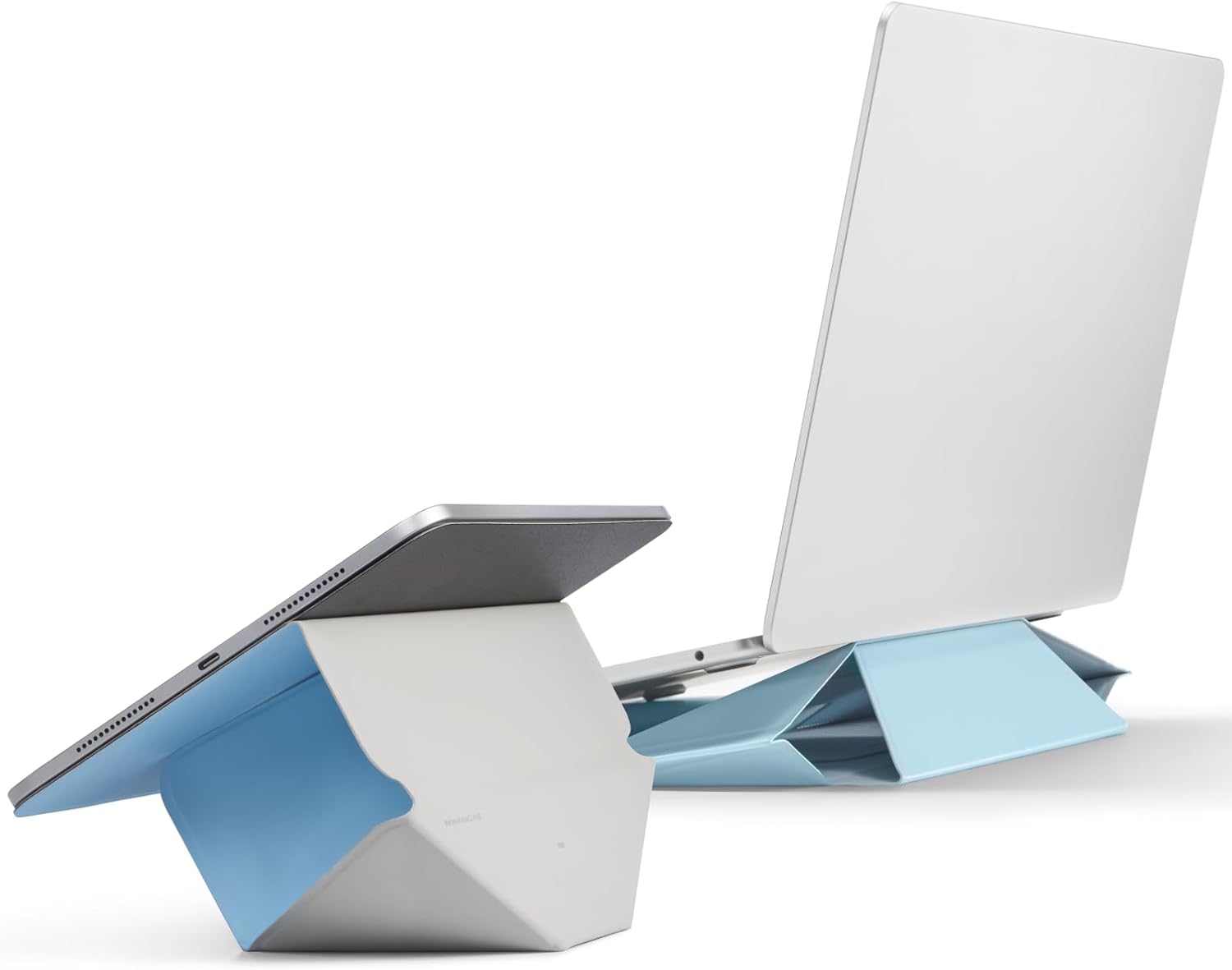 MOFT Laptop Sleeve Bag for 15"-16" Soothing Mist & Dynamic Folio Case for iPad 11 inch Jet Black