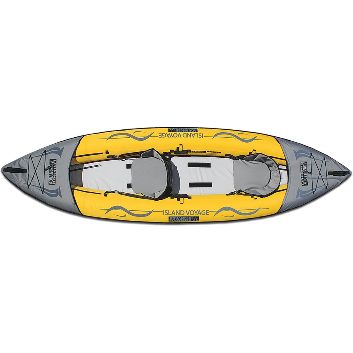 ADVANCED ELEMENTS Île Voyage 2 Kayak Gonflable, Jaune