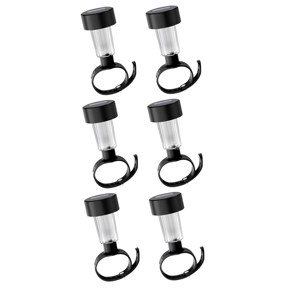 Aundhegrtt Solar Pool Light Frame Ground Fence Decor, Waterproof LED Outdoor Swimming Pool Edge Landscape Lamps,6PCS