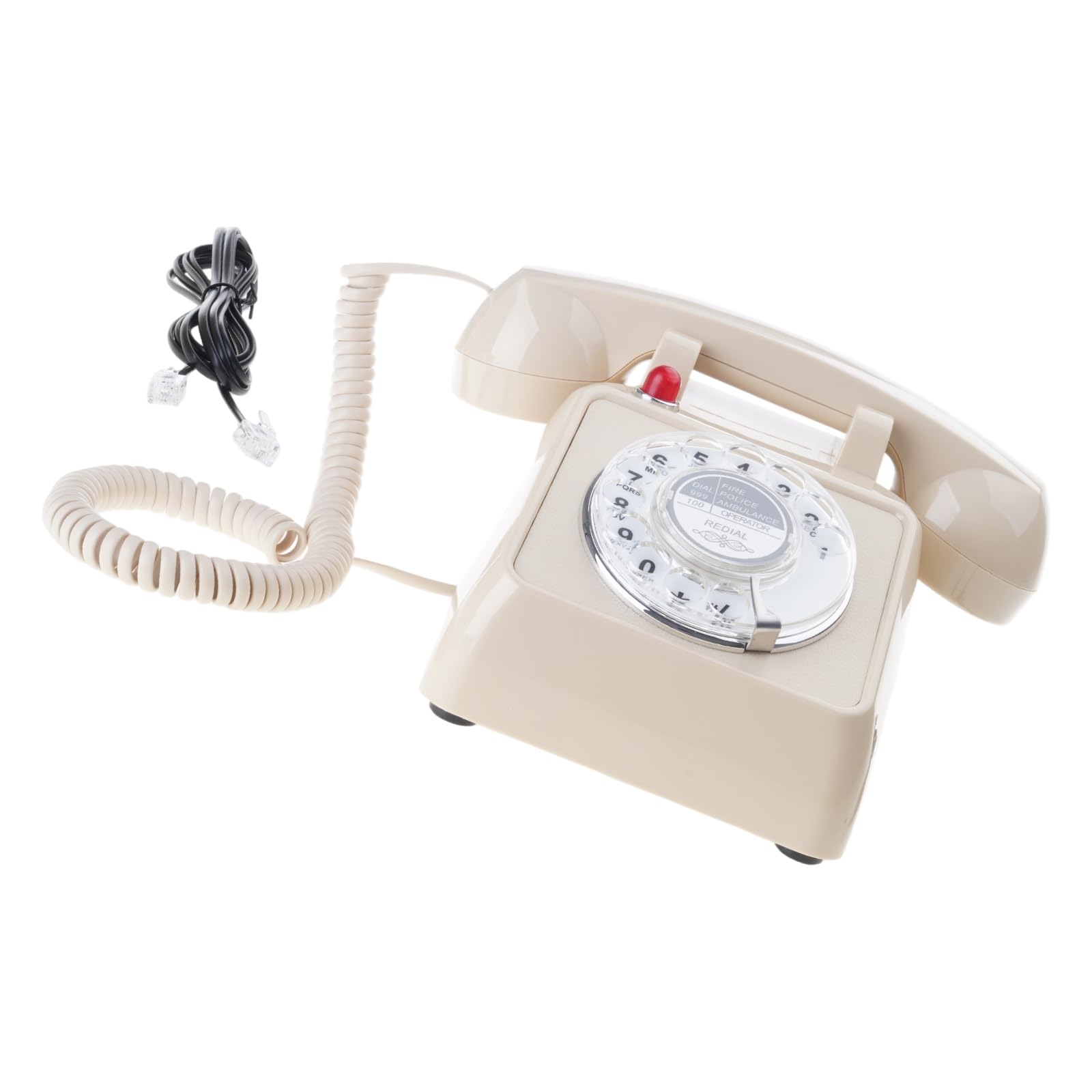 Teléfonos fijos para hogar Teléfono Giratorio Retro para casa de Trabajo con timbres y volúmenes, teléfonos fijos analógicos de Escritorio Antiguos