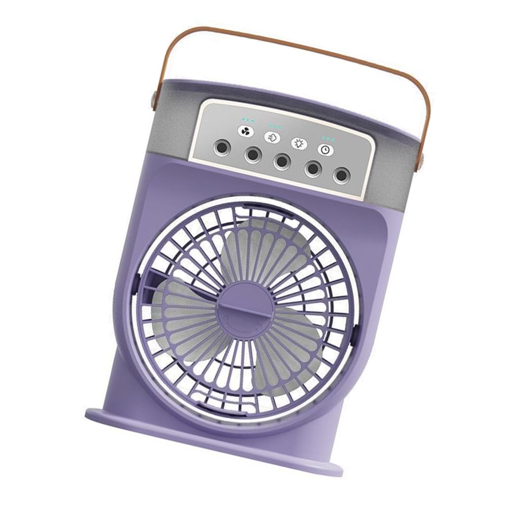 Mini ventilateur de bureau rechargeable USB portable 3 vitesses air frais maison