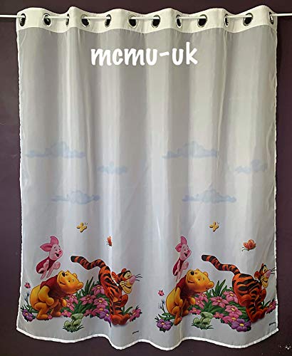 Disne Y Voile/Rideau Winnie l'Ourson avec œillets Largeur 150 cm x 150 cm