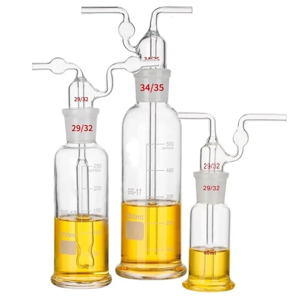 Cristalería de Laboratorio 60 125 250 500 1000 ml Tubo recto de vidrio Tapón cilíndrico Material de vidrio for laboratorio Experimento(500ml(34))