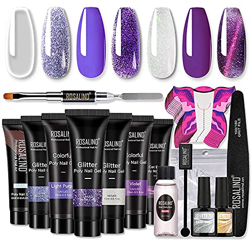 Kit vernis à ongles gel de construction rapide UV extension acrylique