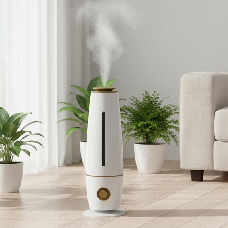 Image of Smart Ultrasonic 5L Humidifiers for Bedroom, 25 dB Quiet Supersized Cool Mist Air Humidifiers for Large Room, Baby Nursery, Plant, Indoor, Night Light, Easy to Clean, Precise Humidity Control