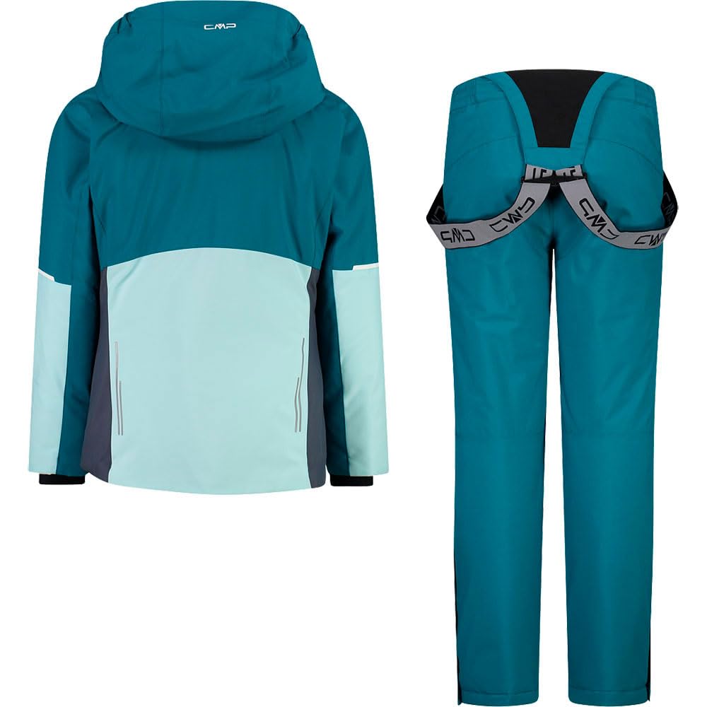 CMP, KID G SET JACKET AND PANT, 33W0195, Basic Turquoise, 176, Girl