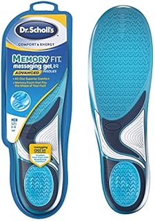 Dr. Scholl's Comfort and Energy Memory Fit Insoles for Men, 1 Pair, Size 8-14
