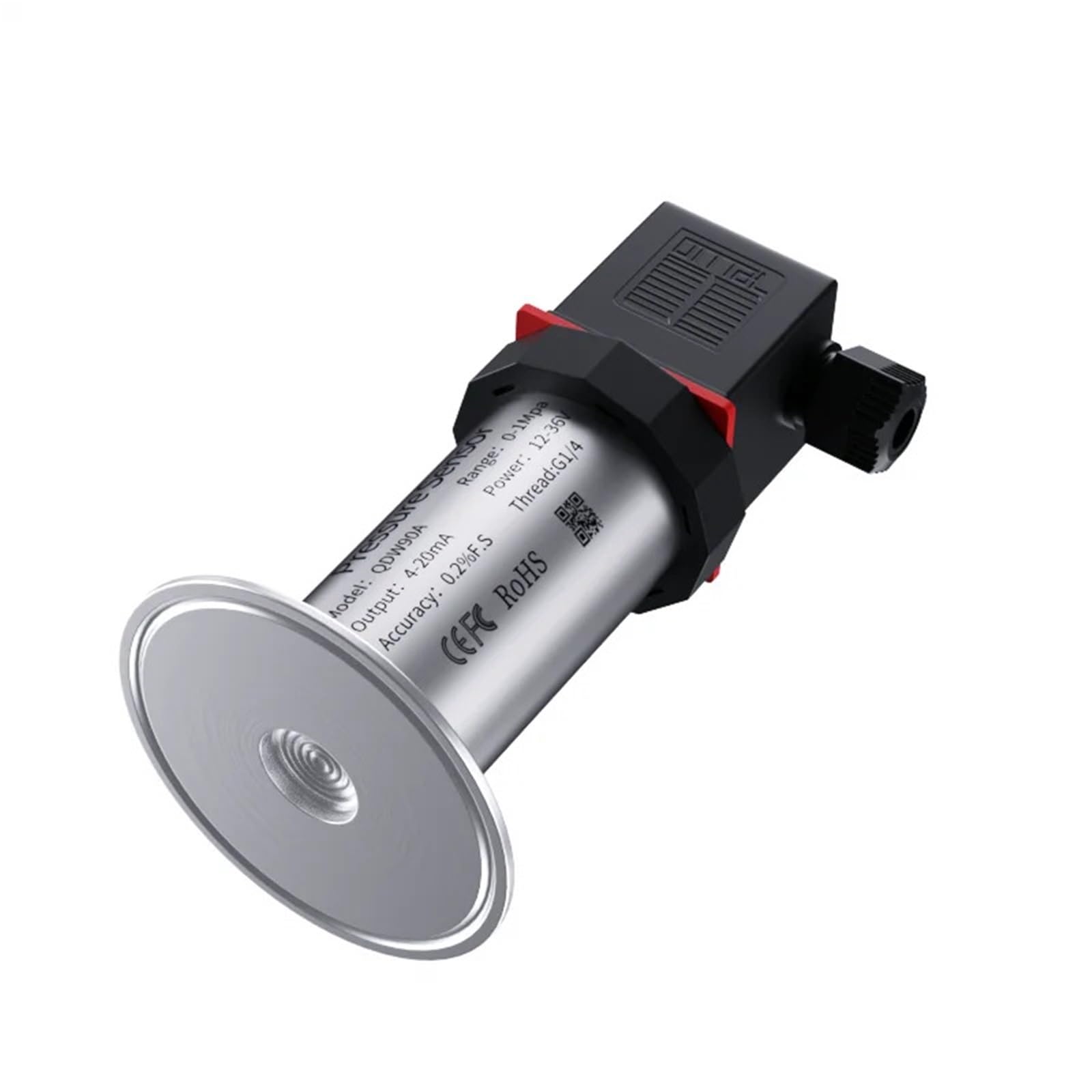 Transmisor de presión sanitaria película plana Tri-clamp 0-10V 4-20m Salida DC24V potencia 1 Uds(0-10V output,0-60bar)