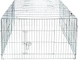 Hochwertige Aufmachung Trixie 62452 natura Freilaufgehege mit Abdeckung, verzinkt, 216 × 65 × 116 cm