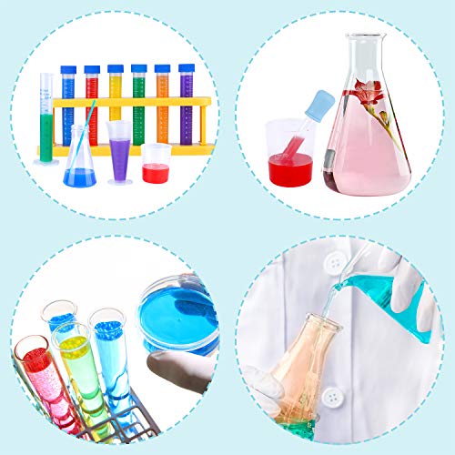 Kids Science Experiment Kit with Lab Coat, Scientist Costume Dress Up and Role Play Toys - Gift for Boys Girls Kids For Christmas Birthday Party