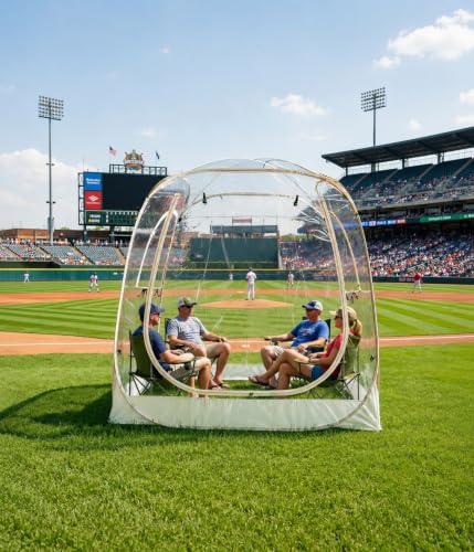 Carpa deportiva pop up transparente para 2-6 personas miniatura 1