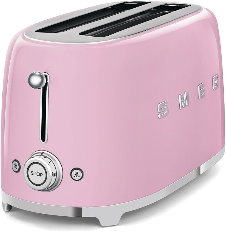 Smeg 50’s Retro 4 – slice toaster (Pink) Smeg 50’s Retro 4 – slice toaster (Pink)