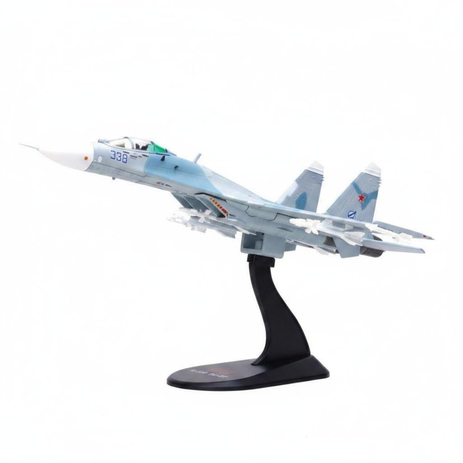 F Fityle Réplica de de Aleación Mig-27 Modelo a Escala Avión en Miniatura Maqueta de Avión Militar Avión de Exhibición Pieza Destacada para Series Temáticas