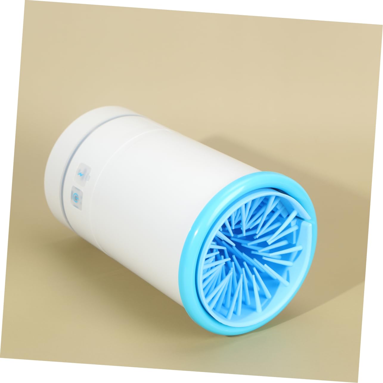 Machine à Laver Électrique Chargement Usb pour Pattes de Chien Silicone | Nettoyage Doux et Massage, Outil pour Animaux de Compagnie, Blanc, Usage Quotidien, Adapté aux Pattes