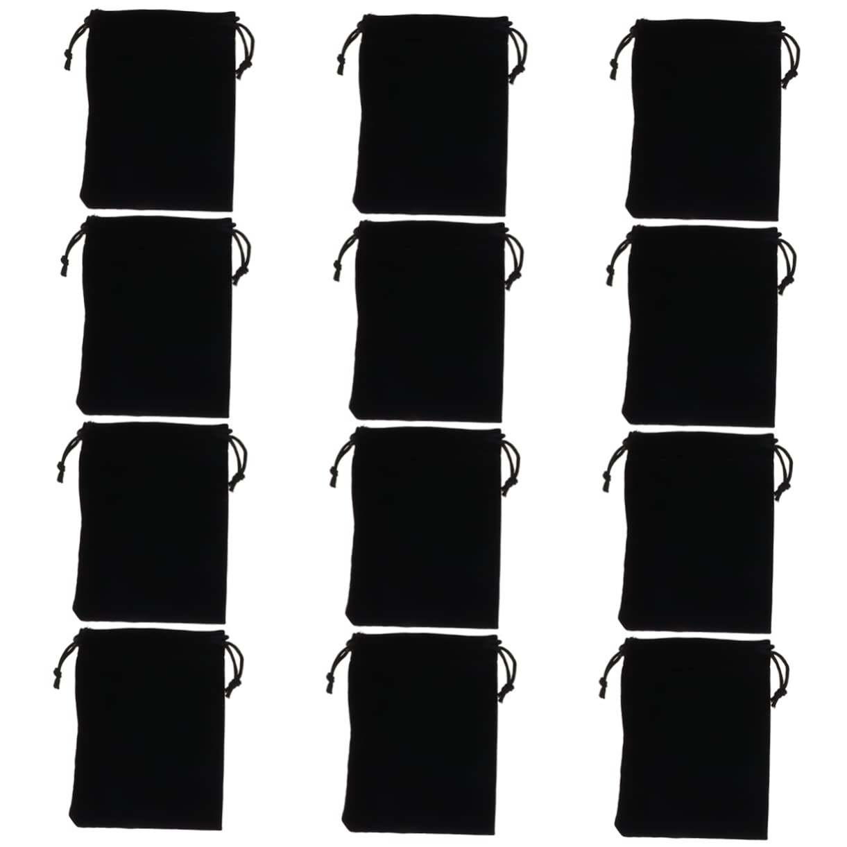 AOKWAWALIY 12pcs Jewelry Organiser Bag Organizer Jewelry Bag Necklace Rack Headphone Storage Bag Jewelry Storage Bag Birthday Organizer Bag Storage Organizer Pouch Black