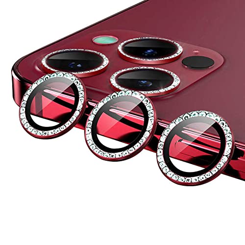Zore Apple ile uyumlu iPhone 12 Pro Max CL-06 Kamera Lens Koruyucu Kırmızı
