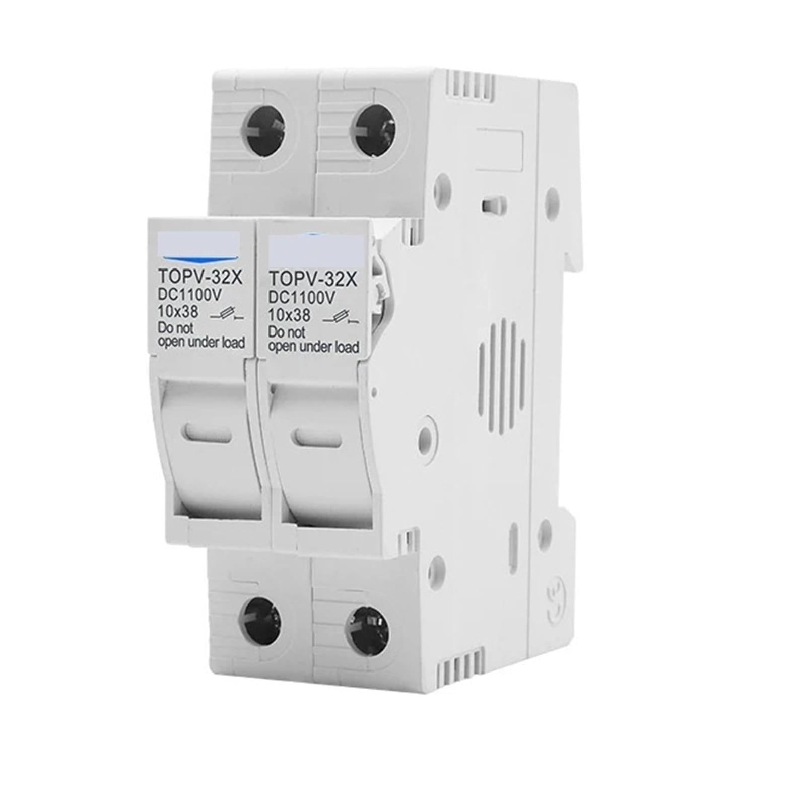 Porte-fusible photovoltaïque 1100V 2P pour sécuriser les panneaux solaires TOPV-30