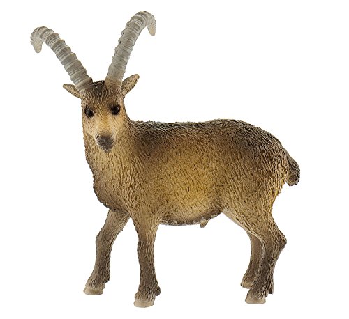 Bullyland 62755 - Spielfigur Steinbock, ca. 9 cm große Tierfigur, detailgetreu, PVC-frei, ideal als kleines Geschenk für Kinder ab 3 Jahren