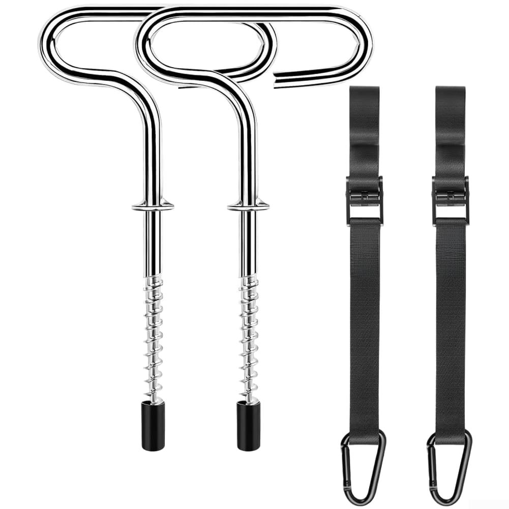 Piquets Glace Acier Inoxydable 8x4.5po pour Tente(B)