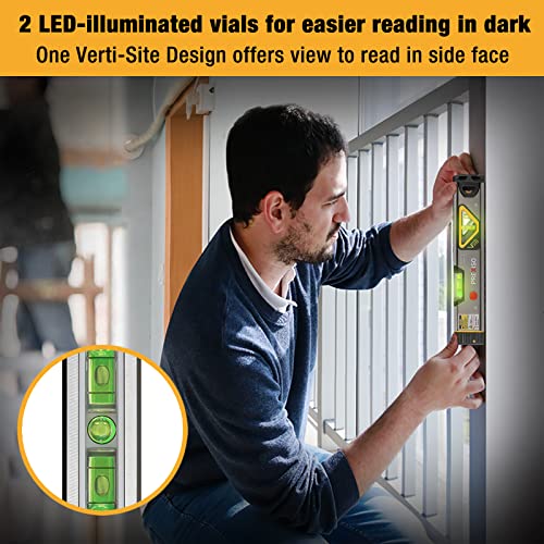 PREXISO 2-in-1 Laser Spirit Level