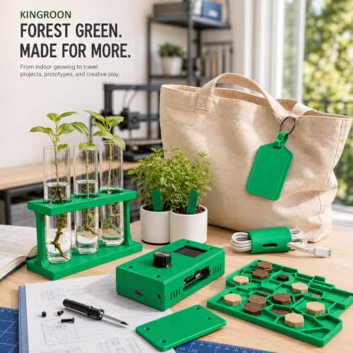 Image of Kingroon PLA Filament 1.75mm, 1kg Spool (2.2lbs), + /- 0.02mm Tolerance, Smooth 3D Printing Filament, Fits for Most FDM 3D Printers, Forest Green
