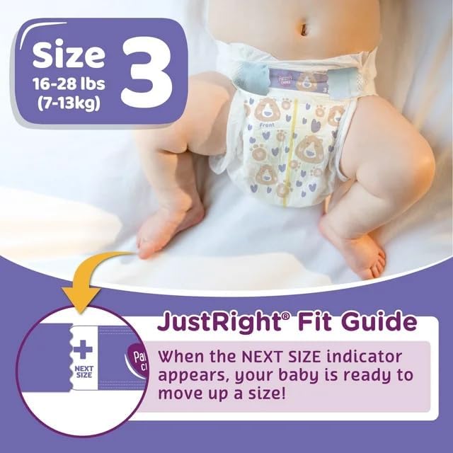 Generic Dry & Gentle Diapers Size 3, 126 Count, White
