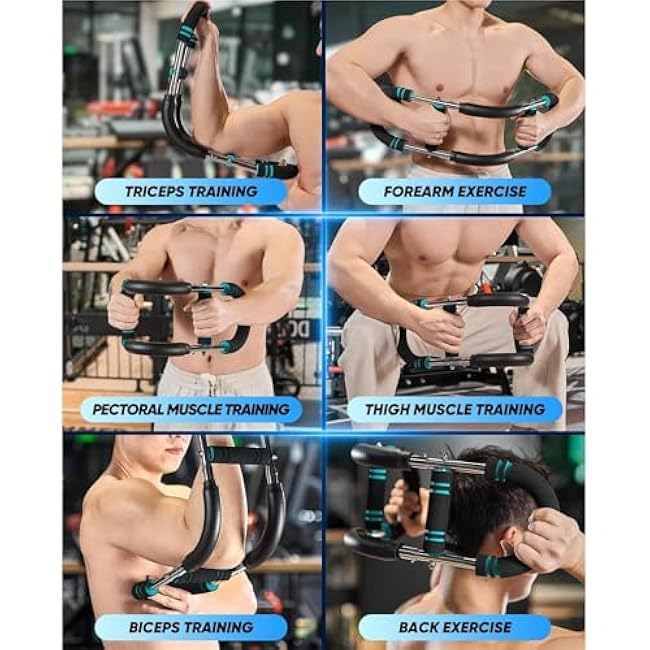 Twister Arm Trainer£¬Twister Arm Trainer£¬Arm Exercise Equipment, Chest Workout Equipment£¬Portable Power Twister Bar£¬Detachable Design Fitness Anywhere£¬Portable Spring Resistance