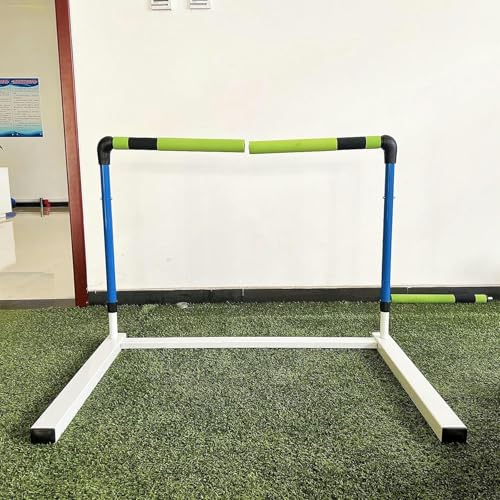 Ostacoli regolabili per allenamento – Set di 4 ostacoli di velocità per atleti, attrezzatura pratica per allenamento su pista e campo