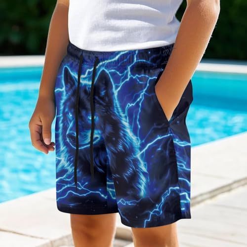 Boys Beach Shorts for Kids Children Hawaiian Pants3