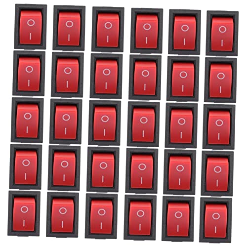 Healifty Boat Toggle Switches Marine 35pcs Industrial Off Electric Toggle 250vac/6a for Appliances Boat