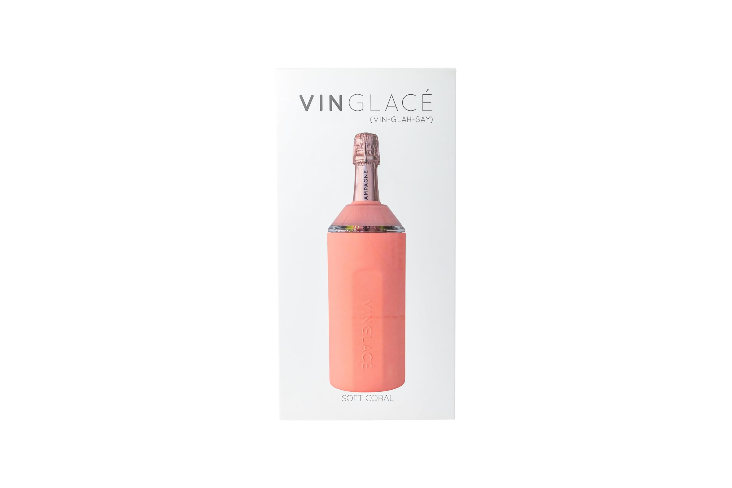 Vinglacé Copa de vino de acero inoxidable sin tallo, vaso