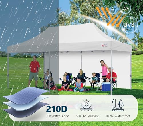 Image of MASTERCANOPY 10x20 Pop Up Canopy Sidewall Only 1-Pack White