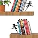 Artori Design Book Ends to Hold Books Heavy Duty - Hidden Metal Bookends for Shelves Desk - Bookend Book Holder for Home Decorative - Gift for Book End Lovers and Home Décor (Supergal - Set of 2)