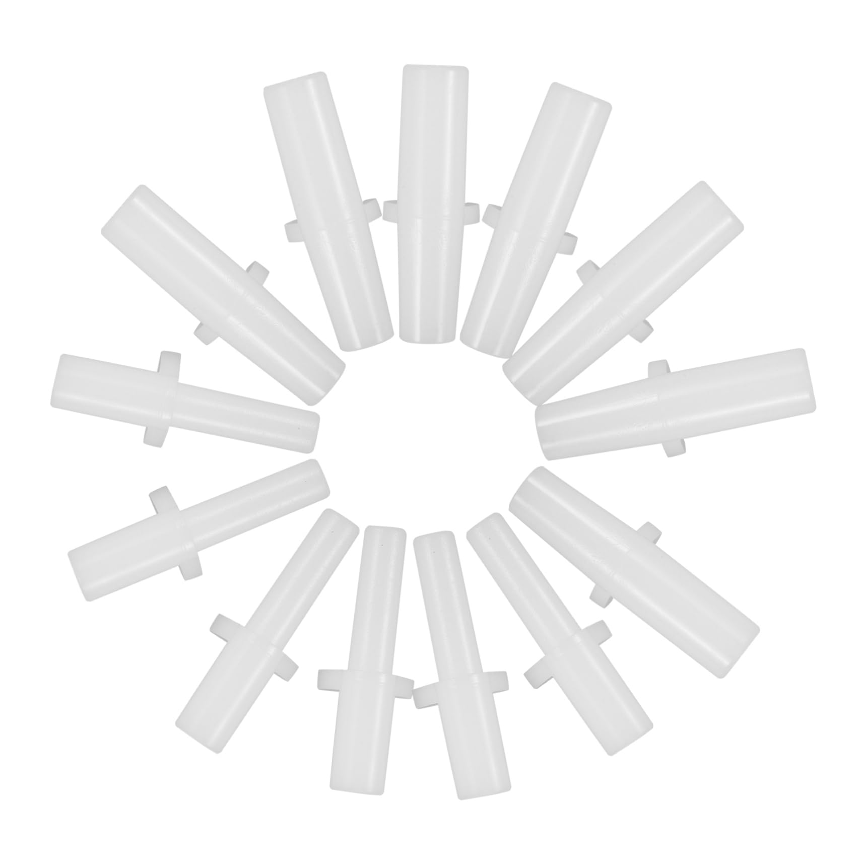 Mikikit Couvre-Pieds De Tente Portable Canne À Pêche Connecteur De Pôle Adaptateur De Poteau Extérieur De Liaison Poteaux Blanche Plastique