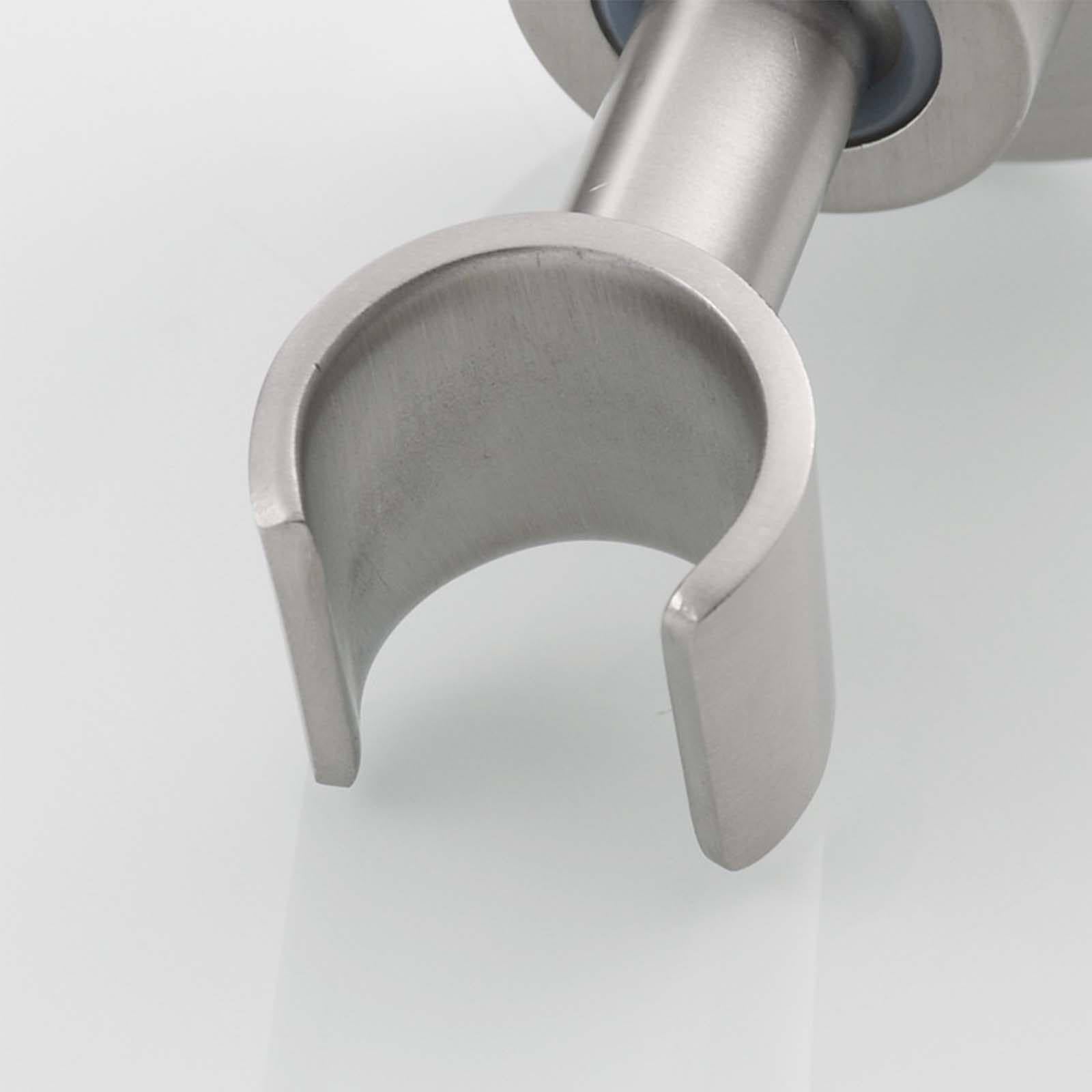 Soporte Ducha Pared Viscoso Soporte Alcachofa Ducha Adhesión Súper Fuerte Soporte Ducha Rotación Universal Soporte de Ducha Viene Cepillado Soporte para Ducha Acero Inoxidable