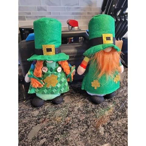 St. Patrick's Day Gnome Plush Decorations Cover