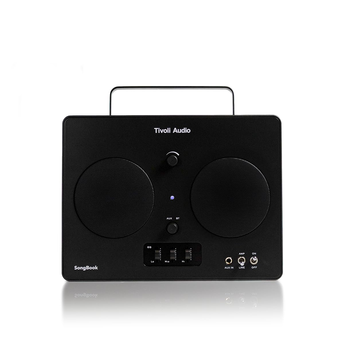 Tivoli Audio Songbook, Premium Bluetooth Sound System with 1/4" Auxiliary Input and Built-in Preamp(Parent) (Black/Black)