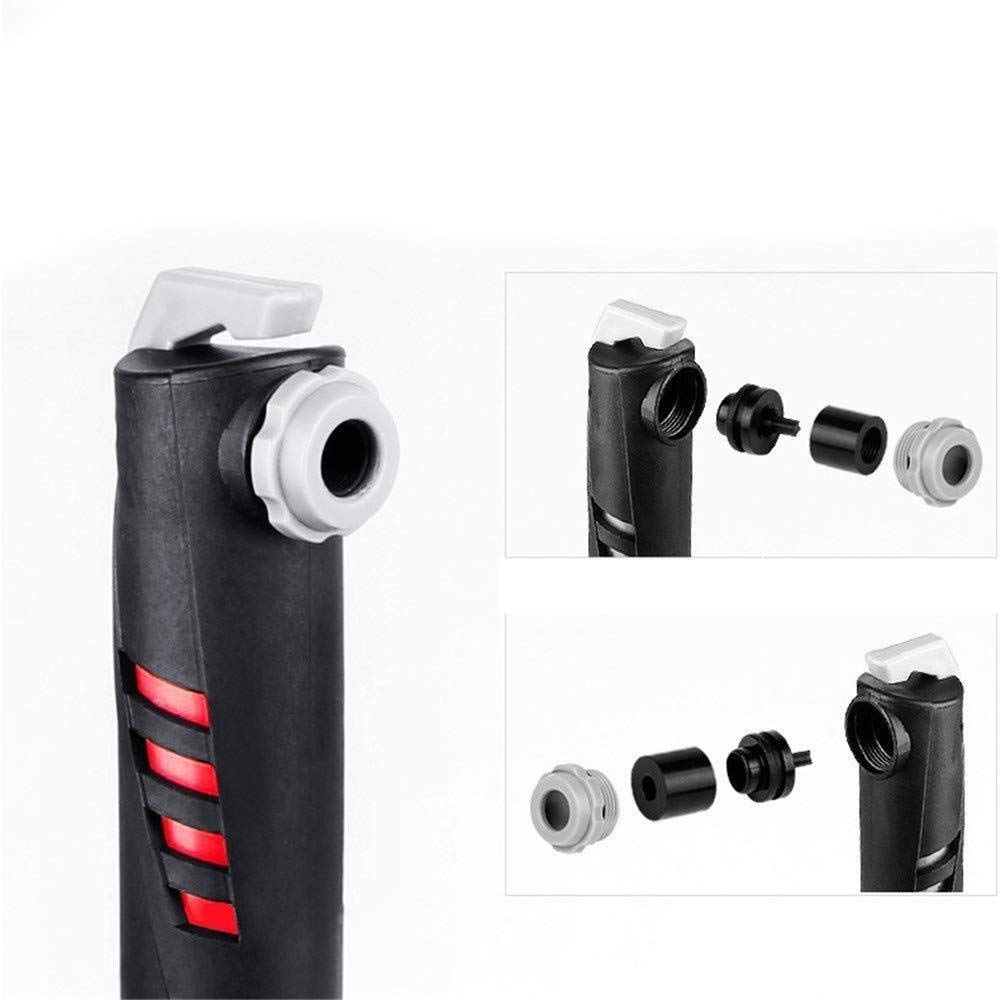 Reparaturwerkzeuge 2er Pack Mini-Fahrradpumpe für Presta- und Schrader-Fahrradpumpenventile Maximaler Luftdruck 120 PSI Fahrradbodenpumpen PRO Fahrradwerkzeug Reparaturteile (Farbe