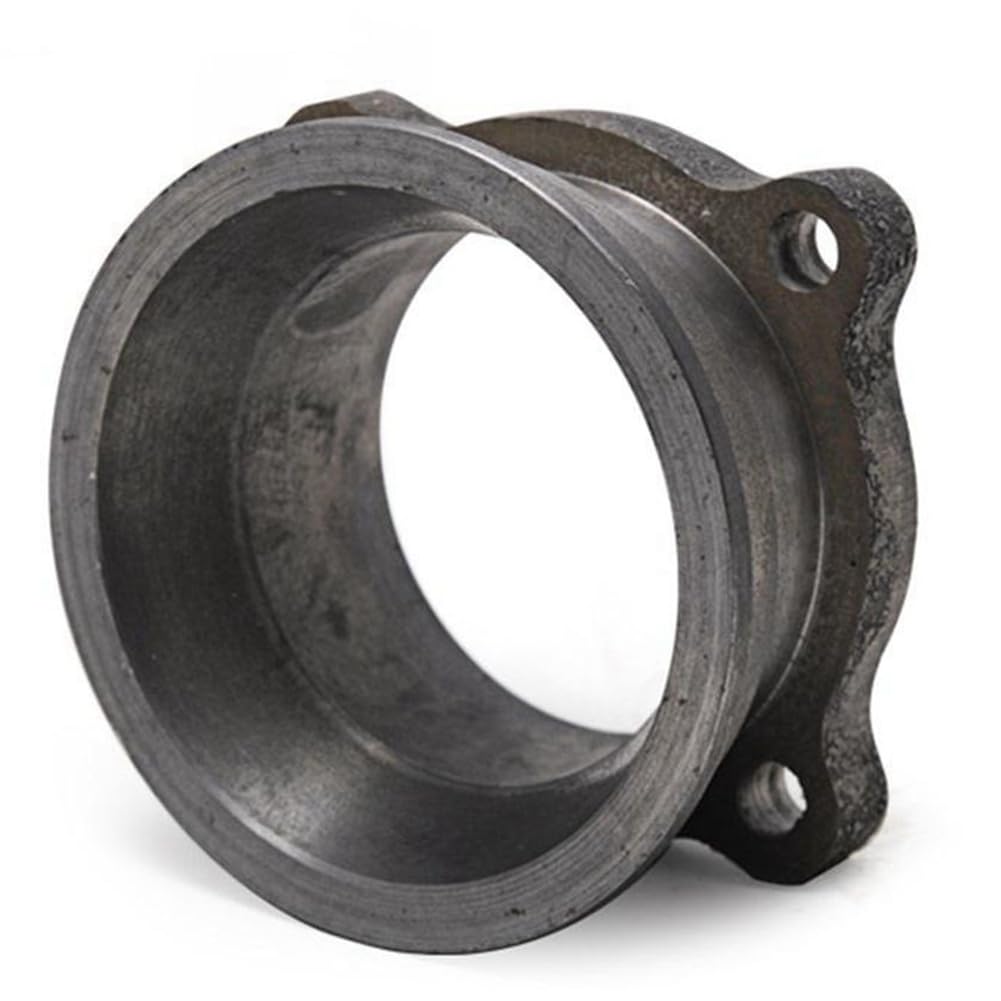 Kit Convertitore Flangia Adattatore Collettore di Scarico Turbo da 2,5" A 3" A 4 Bulloni in Ghisa