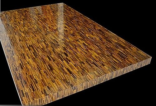 Table basse rectangulaire marbre Œil de tigre : sublimer un petit hall