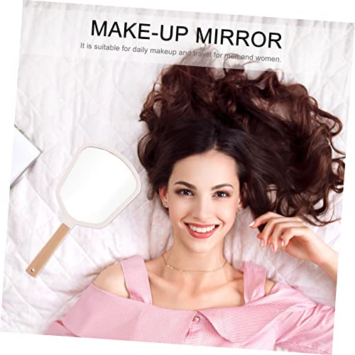 Espejo portátil de mano PRETYZOOM para maquillaje y viaje miniatura 6