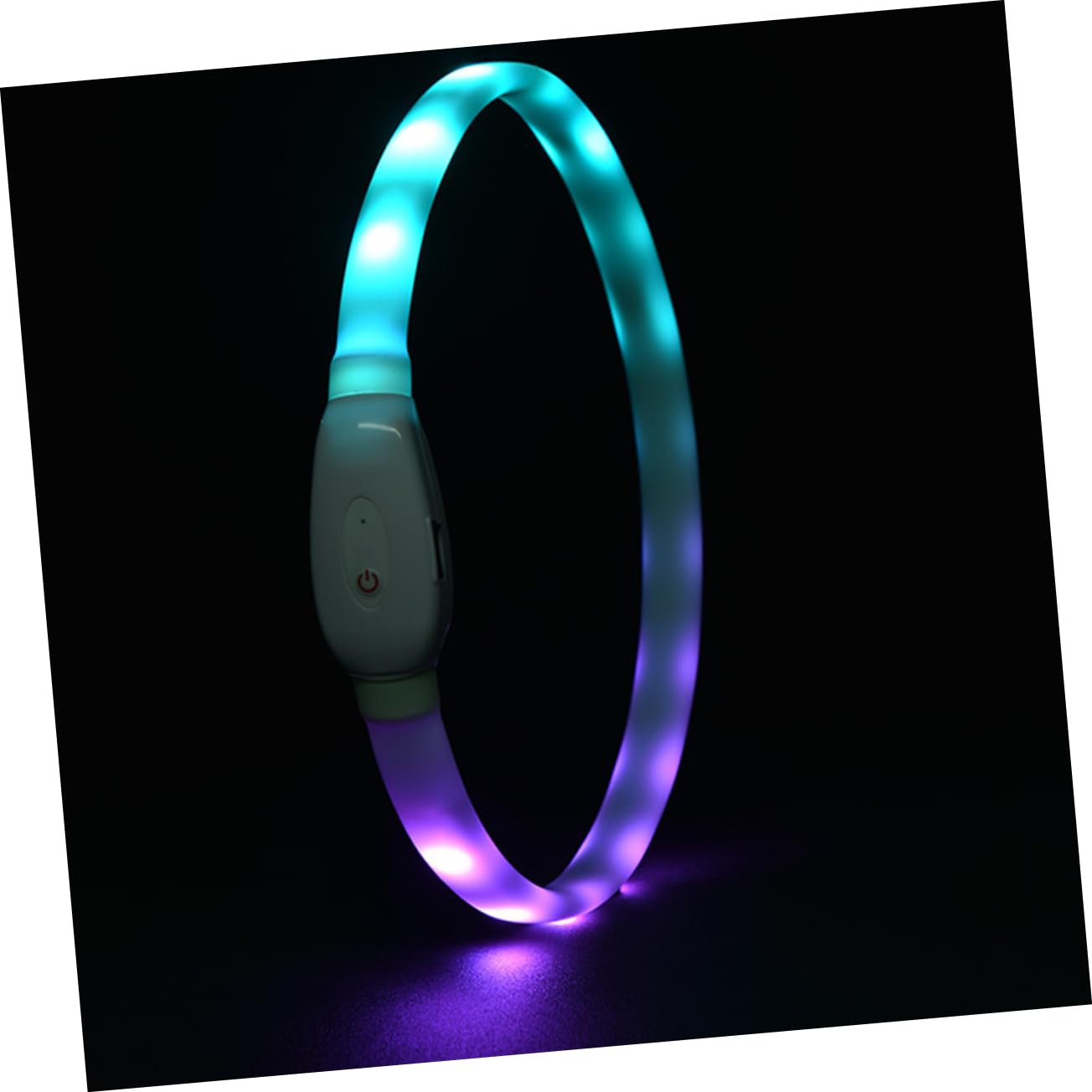 Toddmomy 3ensembles Collier LED pour Chien Rechargeable Collier Lumineux Ajustable USB Sécurité pour Animaux De Compagnie