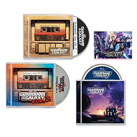 Guardians Of The Galaxy Complete "Awesome Mix" Collection: Guardians Of The Galaxy Awesome Mix Vol.1 / Vol.2 / Vol.3 / + Bonus Art Card