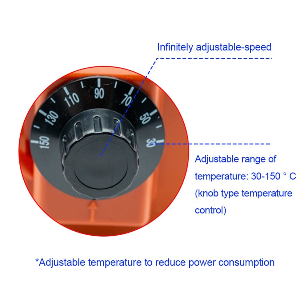 Heizband für Fässer und Eimer, Temperatureinstellung des Silikon-Fassheizbandes(200L 250x1740mm)