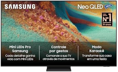 Samsung Vision AI TV 55" NEO QLED Ultra 4K QN85F 2025, Mini LED, Processado...