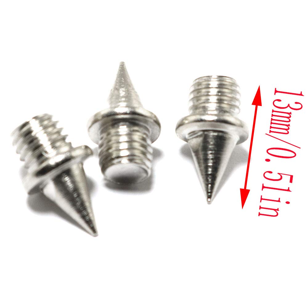 Spikes Track Shoes AUGSUN 20pcs 1/4inch Steel Hard Track Cross