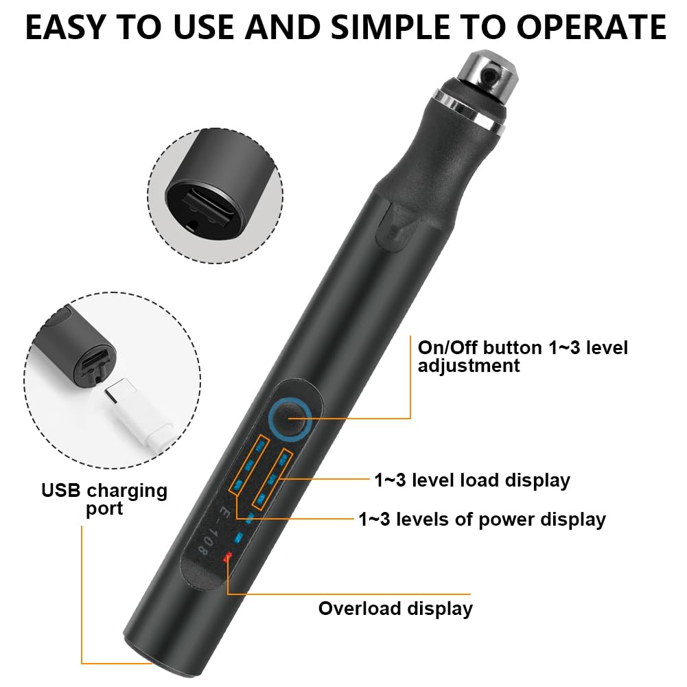 Penna Incisore Elettrica Ricaricabile USB - 30 Accessori, 3 Velocità, Per Metallo, Legno, Vetro - Foto 7