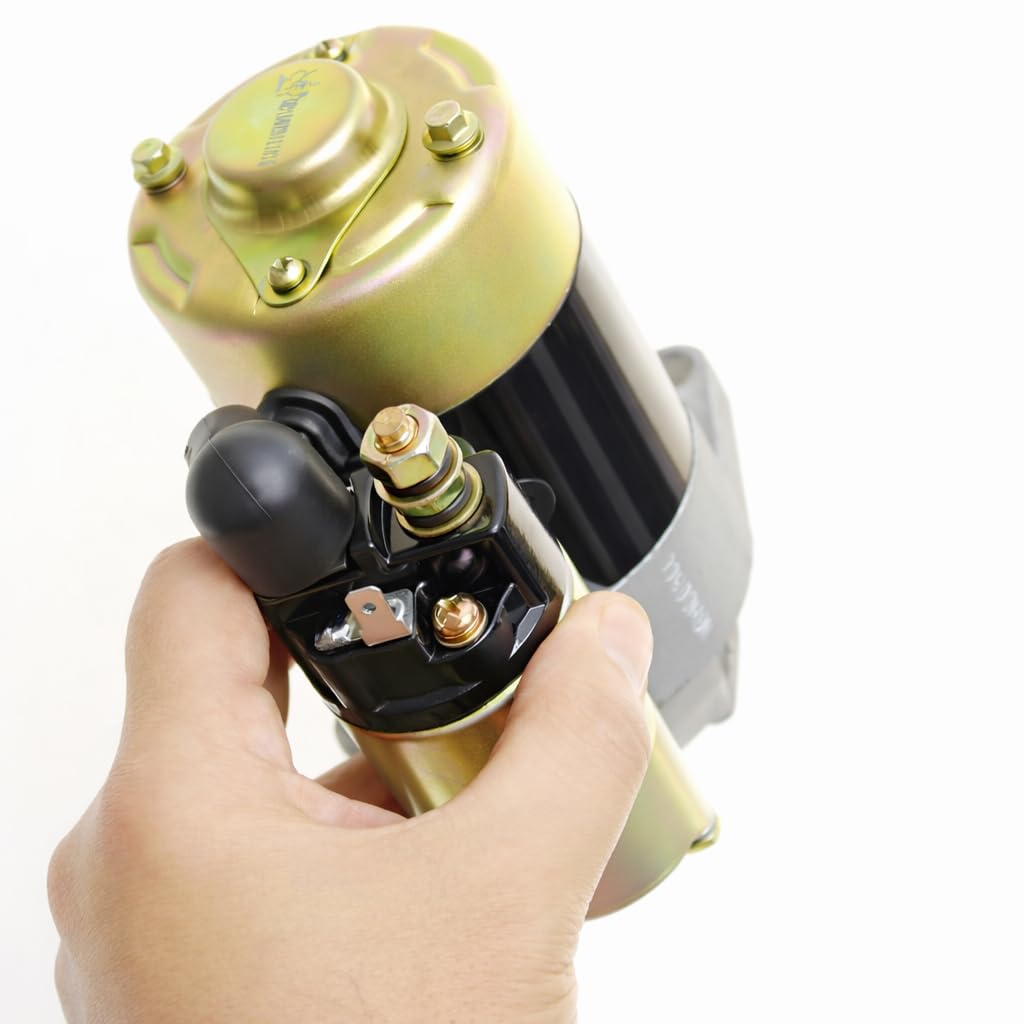 TOPWAY Motor de Arranque Eléctrico 12V 0.8KW para Motor Diésel Kipor 5KVA Yanmar L40 L48 L70 L90 L100